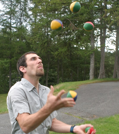 Running a business can be a bit like juggling