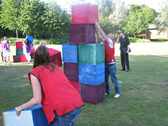 Cube Tower Team Building Task