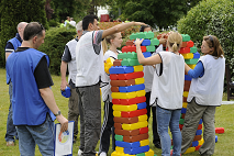 Giant Lego Arch Team Building Task Giant Lego Arch Team Building Task